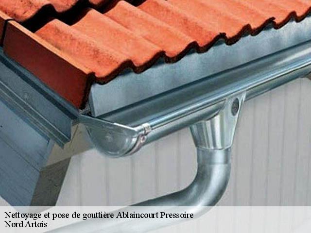 Nettoyage et pose de gouttière  ablaincourt-pressoire-80320 Nord Artois