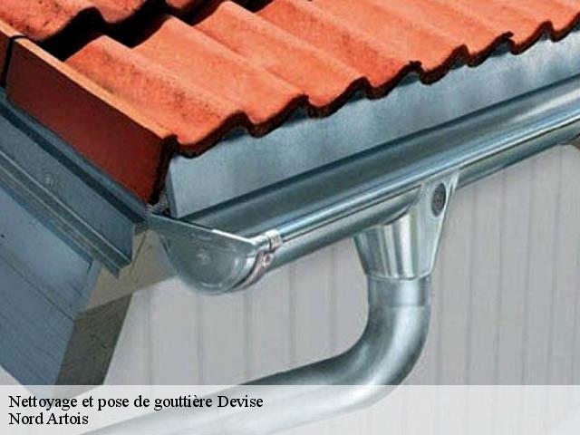 Nettoyage et pose de gouttière devise-80200 Nord Artois