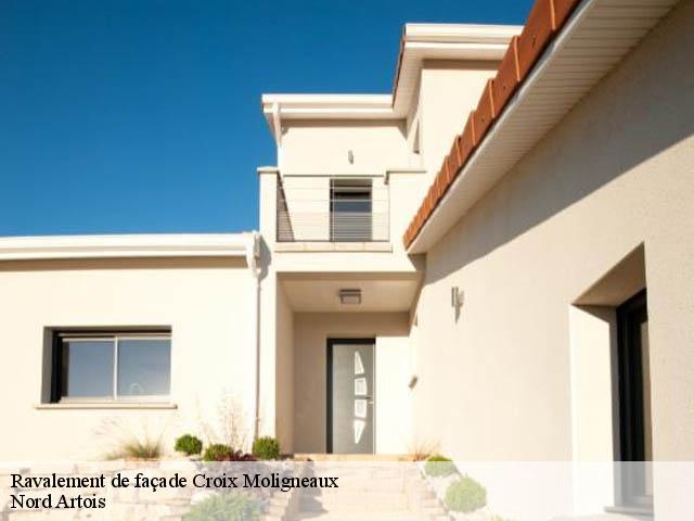 Ravalement de façade croix-moligneaux-80400 Nord Artois