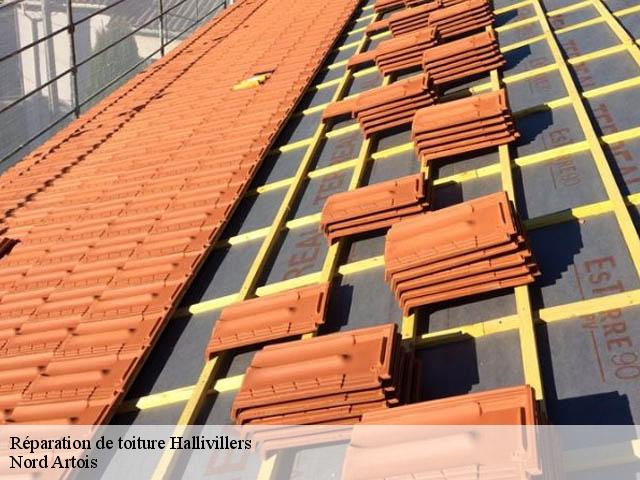 Réparation de toiture hallivillers-80250 Nord Artois