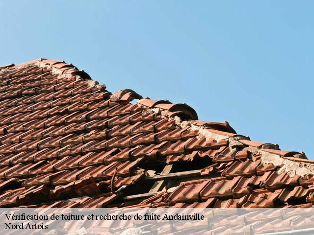 Vérification de toiture et recherche de fuite  andainville-80140 Nord Artois