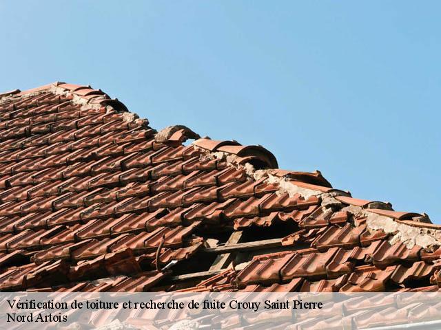Vérification de toiture et recherche de fuite  crouy-saint-pierre-80310 Nord Artois